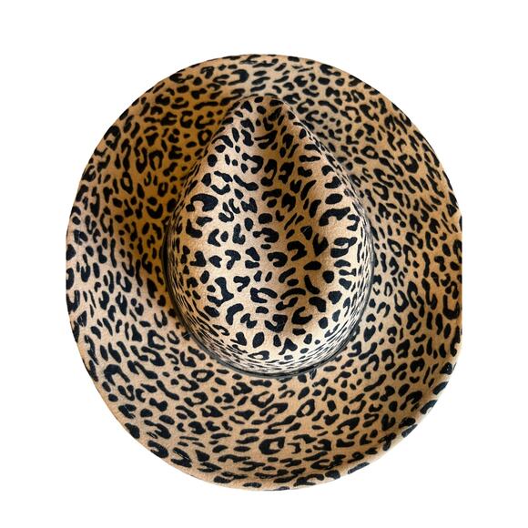 Chicos Animal Print Wool cowboy hat - Picture 4 of 8